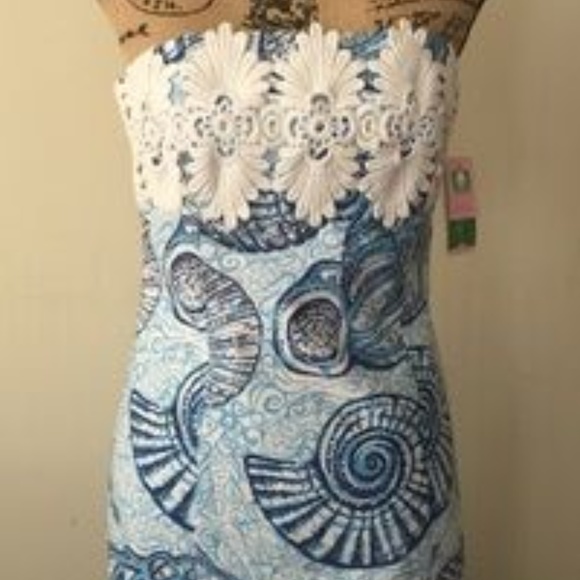 Lily Pulitzer Stuffed Shells Shift Dress - Size 6 - Picture 3 of 4